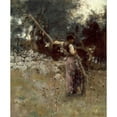 thumbnail image 2 of John Singer Sargent 20x24 Gold Ornate Framed and Double Matted Museum Art Print Titled - Capriot (1878), 2 of 4