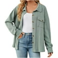 thumbnail image 7 of HAPIMO Discount Sweater Cardigans for Women Casual Comfy Girls Fall Fashion Tops Womens Open Front Knitted Outwear Striped Colorblock Loose Jacket Long Sleeve Green S, 7 of 7