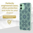 thumbnail image 2 of Caseyard TPU Clear Case for iPhone 13 Pro with Bohemian Tile design phone cover, 2 of 7
