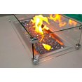 thumbnail image 5 of Hiland AWS-RT30 Fire Pit Glass Wind Screen, Rectangular, Clear, 5 of 5