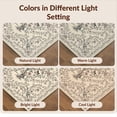 thumbnail image 7 of Design&I 3'x5' Ultra Soft Throw Mat, Chinoiserie Asian Vintage Border Peony Vine Plum Lotus Scroll Bird Flowing None Fluffy Washable Easy Care Indoor rug for Bedside Hallway, 7 of 7