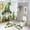 style-411, variant on Fun Mexican Christmas Gnome with Cacti 4 Piece Decor Shower Curtains Sets Bathroom Sets with Curtain Rug Toilet Cover And U Shaped Mat Christmas Gnome Durable and Waterproof for Bathtub Decor