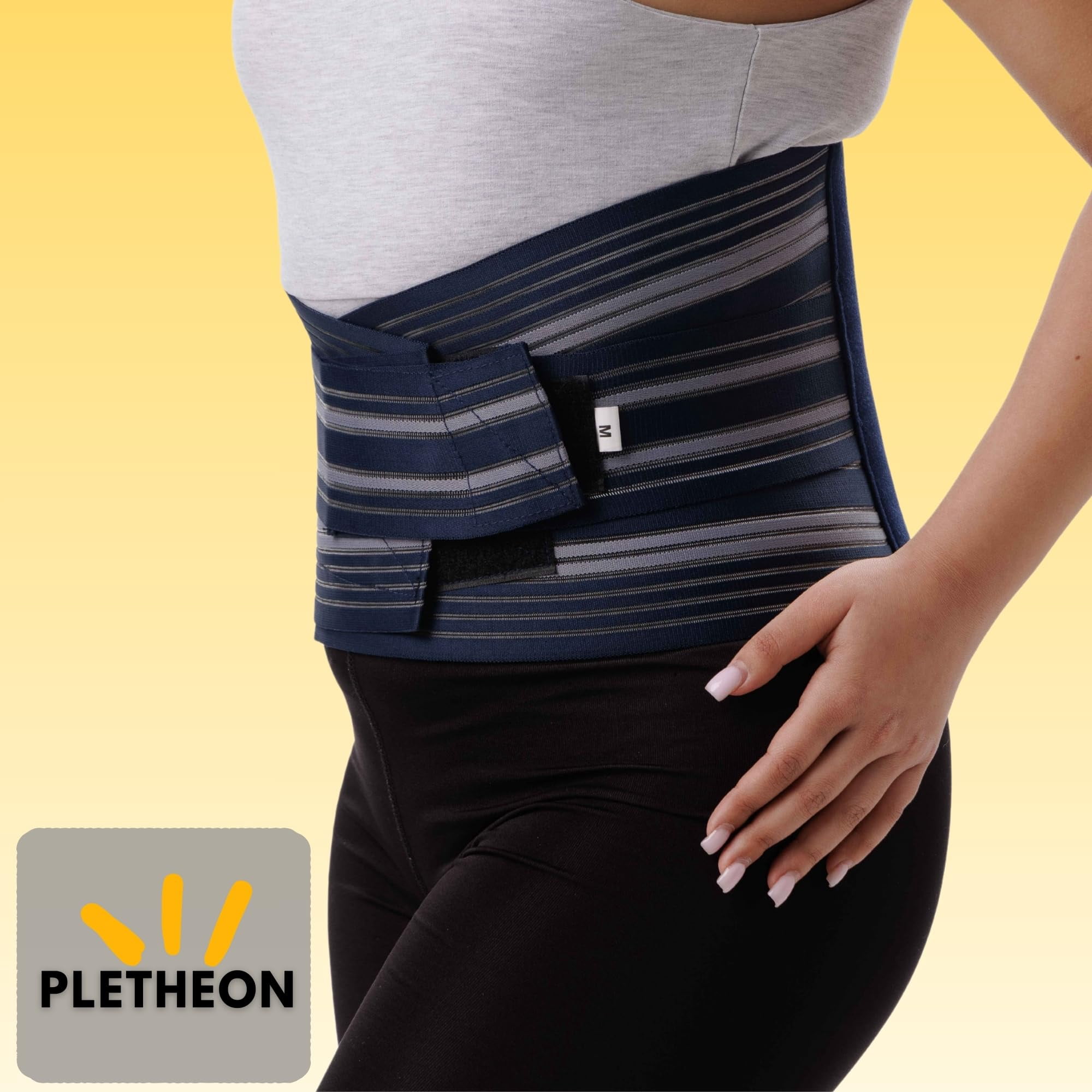 Adjustable Lumbar Support Belt for Lower Back Pain Relief Waist Brace for Men and Women | Posture Correction & Spine Support