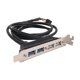 thumbnail image 1 of Paneles de Cabecera Hembra USB 2.0 y USB 3.0 A Placa Base. Adaptador de Cable de Extensión de Placa Base de 9 Pines y 20 Pines., 1 of 5