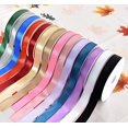 thumbnail image 4 of 1 Inch x 100yds Navy Deep Blue Satin Ribbon, Thin Solid Color Satin Ribbon for Gift Wrapping, Crafts, Hair Bows Making, Wedding Party Decoration, Invitation Cards, Floral Bouquets, 4 of 6