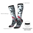thumbnail image 4 of Knee High Socks for Men and Women, Flamingo On The Jungle Althletic Compression Socks, Support Long Tube Socks for Outdoor Sport, Calf Socks, High Stockings for Women Men, 4 of 7