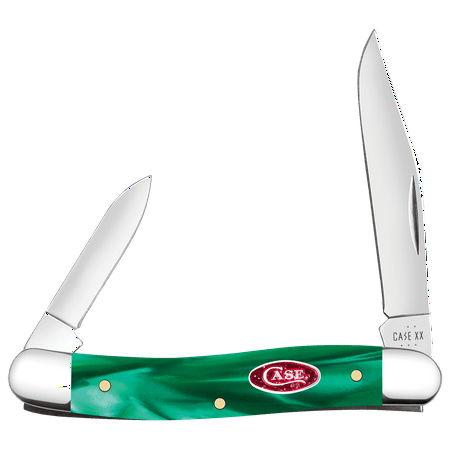 Case XX Knives Medium Pen Green Pearl Kirinite Stainless Pocket Knife