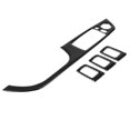 thumbnail image 1 of Carbon Fiber LHD Car Window Lift Switch Button Panel Frame Cover Trim Sticker for BMW E90(A), 1 of 7