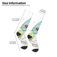 thumbnail image 2 of Xecao Summer Gnome,Cute Gnome print thigh-high socks, crafted for both men and women with a stretchy, high-opaque design perfect for daily wear, 2 of 6