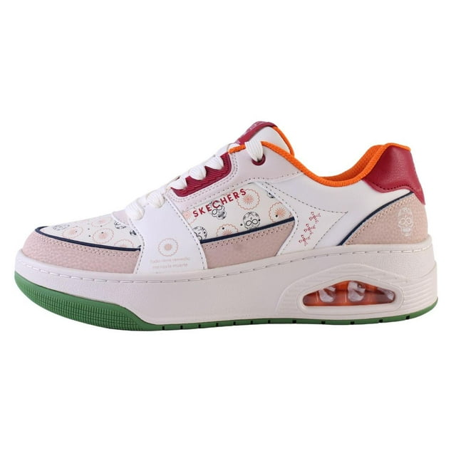 Tenis Skechers Día de Muertos Hombre 183914WMLT blanco 27.5