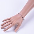thumbnail image 4 of Natural Tourmaline Bead Bracelets with 304 Stainless Steel Lobster Claw Clasps and Brass Extender Chains Faceted 7-1/4 inch(18.5cm), 4 of 9