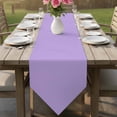 thumbnail image 5 of Minimalist Solid Color Table Runner 90 Inches Long Pure Lavender Purple Simple Table Runners for Dining Room Tabletop Dresser Scarf Home Party Banquet Wedding Holiday Decoration, 5 of 9