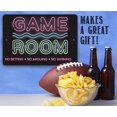 thumbnail image 5 of Metal Sign - Game Room No Betting No Arguing No Whining - Durable Metal Sign - Use Indoor/Outdoor - Makes a Great Man Cave, Home Bar, Or Game Room Decor and Gift Under $20 (8" x 12"), 5 of 5