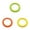 Green+Orange+Yellow, variant on 1-3PC Indestructible Dog Ring Toy for Aggressive Chewers Flying Disc Floating Fetch Toy for Outdoor Training Chewing Catching Grabbing Throwing for Large Medium Puppy