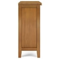 thumbnail image 4 of Artisan 30 inch Wide Solid Wood Low Storage Cabinet in Honey Brown, 4 of 5