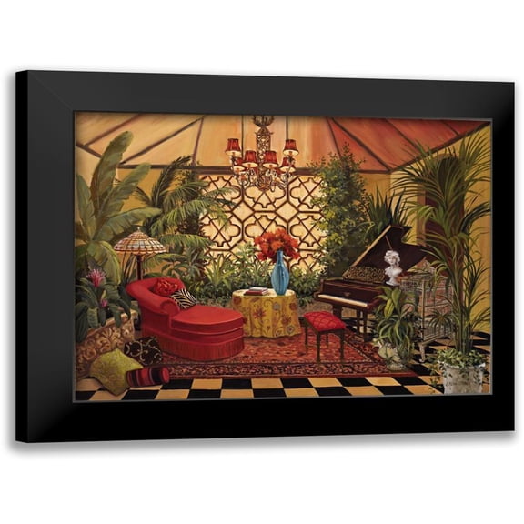 Jeffrey, Jillian 14x12 Black Modern Framed Museum Art Print Titled - Conservatory I