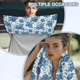 thumbnail image 6 of Garronmavis Blue Rose Floral Front Car Seat Towel Cover Stain Resistant Easy Installation 1 PC Universal Fit Car Seat Protector for Cars SUV Trucks Sedan Van, 6 of 9