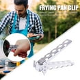 thumbnail image 2 of Camping Pot Gripper Anti-Scald Pan Bowl Mango para exteriores Soporte Clip Plata JShteea El nuevo, 2 of 6