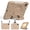 Khaki, variant on Rugged Protective Case for Apple iPad A16 11th/10th Gen/ iPad Air 11 Inch M5 M4 M3 2026/2025/2024/ Air 5th 4th Gen 10.9"/ iPad Pro 11 Inch M5 M4 2025/2024/2022/2021/2020/2018, with Shoulder Strap