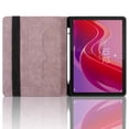 thumbnail image 2 of Case for Lenovo Idea Tab 11 inch 2025/ Tab M11 2024 TB-330FU, Pink Leather Folio Stand with Pencil Holder & Card Slot, 2 of 7