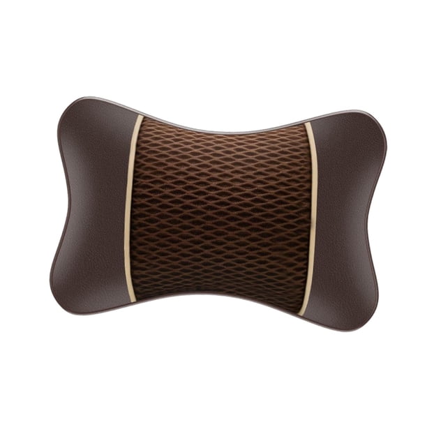 Almohada de La Cabeza Del Automóvil Almohada para El Cuello para Automóvil Suministros de Automóviles Ergonómicos E Fáciles de Limpiar El Cojín Del Re Marrón
