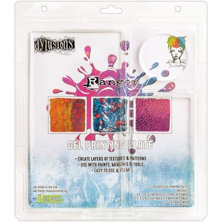 Assortment Scrapbooking - Ranger Gel Plate Assortment, 3 Count
