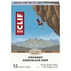 Clif Bar Energy Bars, Coconut Chocolate Chip, 10g Protein Bar, 12 Ct, 2.4 oz