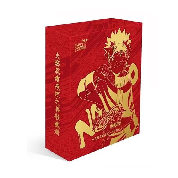 KAYOU-Juego de tarjetas de colección de Naruto genuino, caja de tarjetas PR, Uzumaki, Naruto, Uchiha, Sasuke, sunade SP, regalos de cumpleaños para niños Fivean unisex
