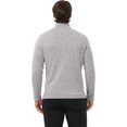 thumbnail image 3 of AIR-Mens Quarter Zip Pullover Fleece Sweater with Zipper Pocket Long Sleeve Sweatshirt Lightweight Thermal Jacket, 3 of 4