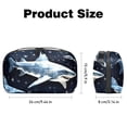 thumbnail image 5 of Shark Oxford Fabric Waterproof Digital Bag Cable Organizer Travel Small Holder for Charger, Hard Drive - 5.9x9.44x3.14 in., 5 of 6