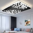 thumbnail image 2 of Coral Black Fluorescent Light Covers for Ceiling Lights 4x2 feet,3 Pack Magnetic Light Filters for Classroom,Coastal White Ocean Marine Nautical Beach Fluorescent Light Shade Panel for Office School, 2 of 9