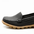 thumbnail image 6 of Women Casual Slip On Flats Loafers, Soft Cushioned Sole Comfort Footwear For Walking Shopping Office Daily Outfits Black 8, 6 of 6