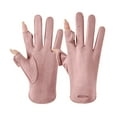thumbnail image 3 of Clearance! Baberdicy Womens Sports Gloves Outdoor Cycling Work Solid Color Gloves Pink, 3 of 8