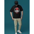 thumbnail image 2 of Frosty ICEE Wave Delight - Coldest Drink Town Graphic Men's T-shirt, 2 of 4