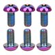thumbnail image 2 of Tornillos de disco de freno de bicicleta de aleación de titanio de colores M5x10 mm, 6 piezas/caja, pernos Torx T25 para bicicletas, acabado deslumbrante, 2 of 8