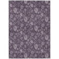 thumbnail image 2 of 10' X 14' Plum Purple And Lavender Floral Washable Indoor Outdoor Area Rug, 2 of 5