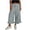 Light Blue, variant on Tqcoqu Womens Ruffle Wide Leg Jeans High Waisted Baggy Denim Pants with Pockets,Army Green,Women's S-XL