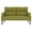 Olive Green, variant on 47" Small Loveseat Sofa Couch for Small Spaces,Corduroy Upholstered 2-Seater Love Seats for Apartment, Bedroom,Office,Green