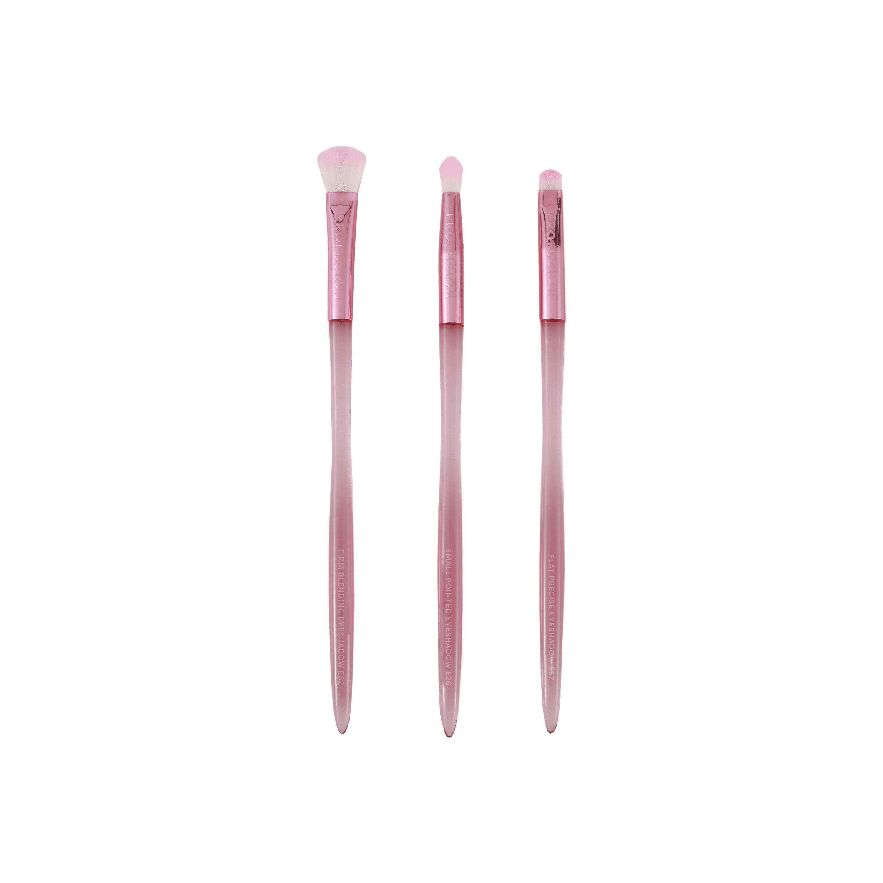 Profuson Cosmetics Eye Essentials 3PC Eye Brush Set