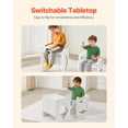thumbnail image 3 of Set de mesa y silla de destete VEVOR Montessori para 1 a 5 años, 3 of 9