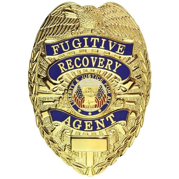 Tactical 365® Opération Première Réponse Fugitif Agent de Récupération Bouclier Badge - Or