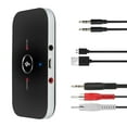 thumbnail image 2 of Wireless Adapter Bluetooth 4.1 Channel Sterio Receiver with RCA Cable 2 in 1, 2 of 7