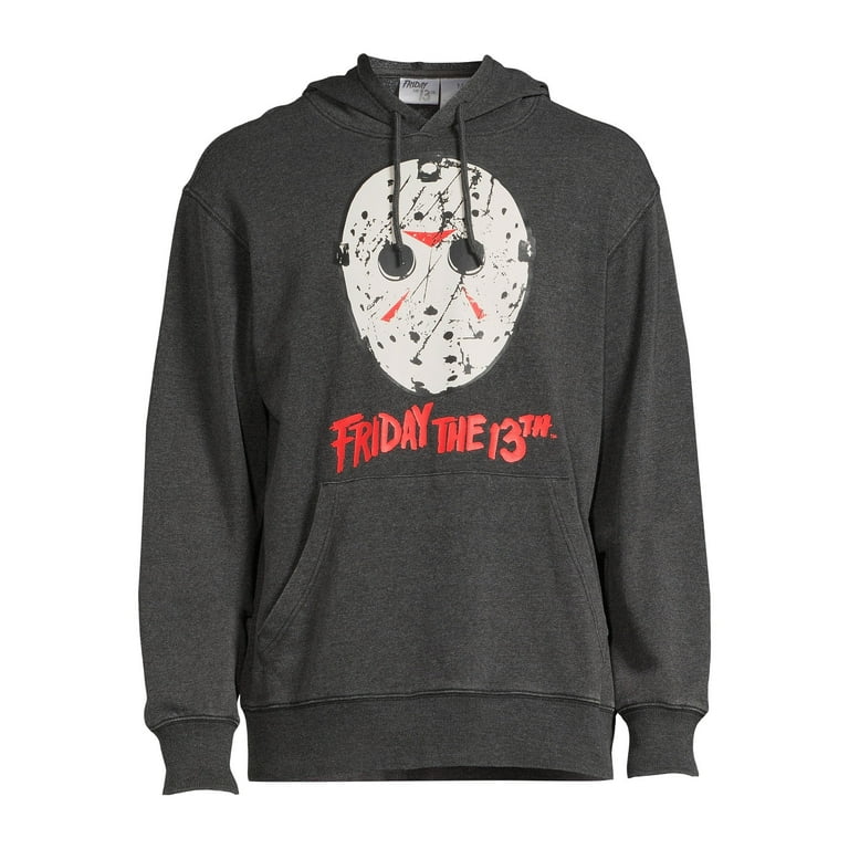 Friday the 13th Men's u0026 Big Men's Graphic Pull Over Hoodie, Sizes S-3XL -  Walmart.com