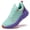 Green Purple, variant on Women Shoes Slip on Mesh Fashion Sport Running Tennis Athletic Walking Shoes Runner Trail Shoes Red Size 9