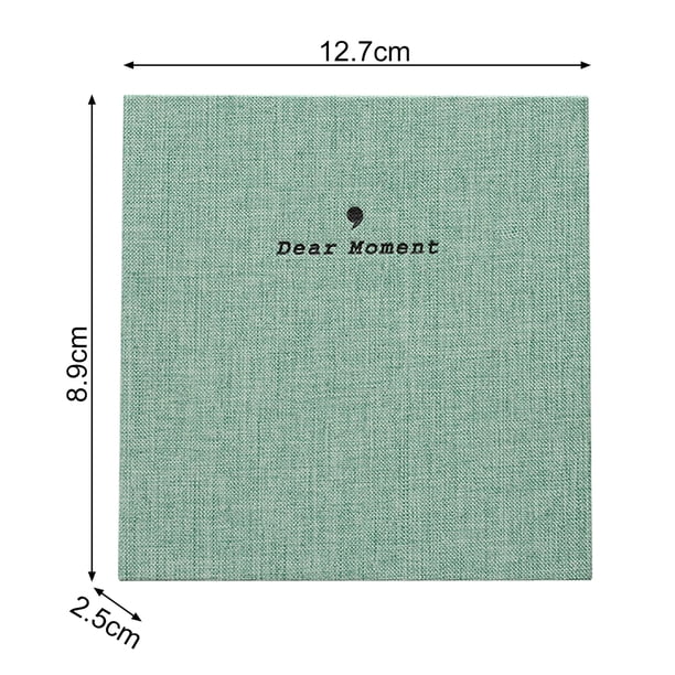 Album Photo En Tissu Lin - 208 Pochettes Pour Photos 10x15 Cm, Billets, Cartes - Couverture Rigide, Plusieurs Couleurs, 19.5x15.5x3.5 Cm