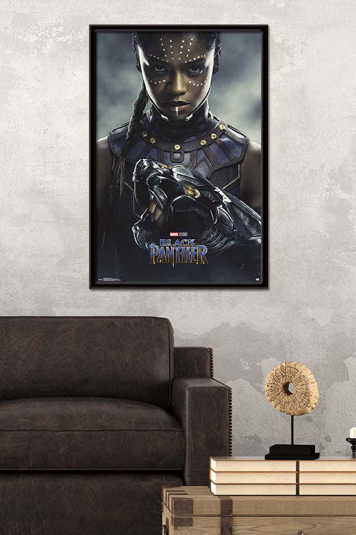 Marvel Cinematic Universe - Black Panther - Shuri One Sheet Wall Poster, 22.375" x 34", Framed