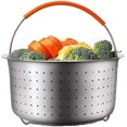 thumbnail image 2 of Promoción de invierno, cesta para vaporera, cesta para vaporera de verduras de acero inoxidable 304, cesta para vaporera de arroz, olla a presión, 2 of 4