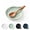 Sage Green, variant on Vesteel Ceramic Spoon Rest, 5.1 inch Kitchen Teardrop Spoon Holder for Countertop, Utensil Rest for Spatula Ladle Tongs, Stove Top Spoon Tray, Heat-Resistant & Dishwasher Safe, Ocean Blue