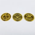 thumbnail image 3 of Monedas de oro de piratas de moda Accesorios de piratas Monedas de oro del tesoro de actividades Juguetes para niños Monedas de oro de piratas de plástico, 3 of 6