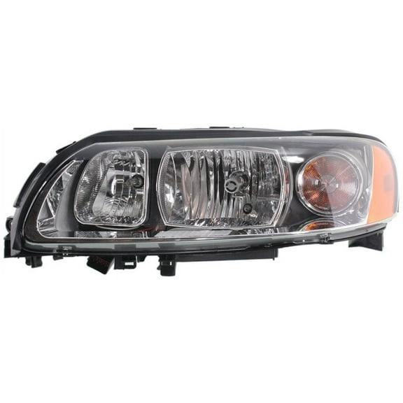 Headlight Compatible With 2005-2007 Volvo V70 XC70 Left Driver Halogen With bulb(s)